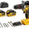 Cordless Hammer Drill GoYwato 1239inlbs 21V Brushless 2Battery Set-6