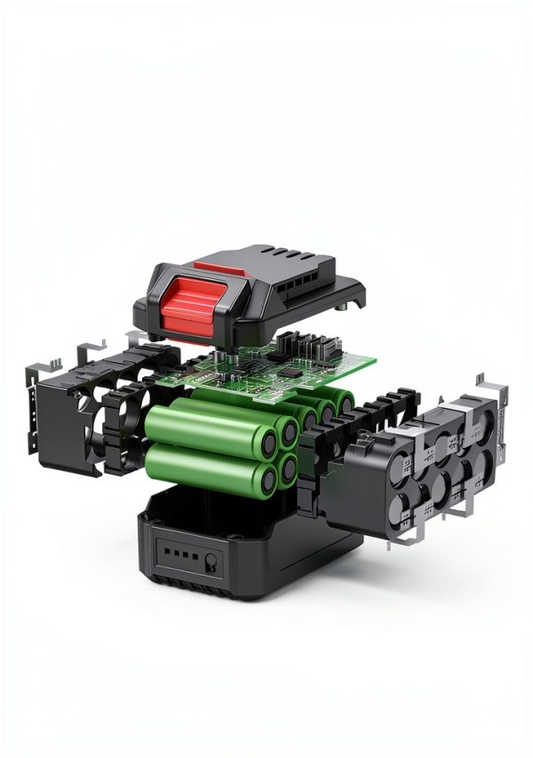 20V Brushless Hammer Drill DCK 600W 531in.lbs Torque 4.0Ah Battery-5