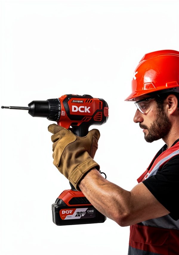20V Brushless Hammer Drill DCK 600W 531in.lbs Torque 4.0Ah Battery-2
