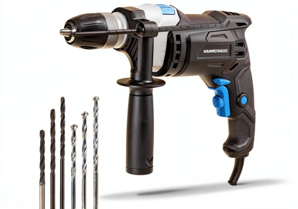 Hammerhead 7.5-Amp 1/2 Inch Variable Speed Hammer Drill with 6pcs Bit - HAHD075-0
