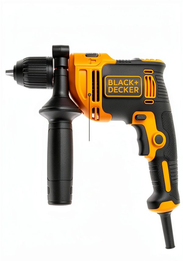 BLACK+DECKER 6.5 Amp 1/2-Inch Hammer Drill with Keyless Chuck Corded-1